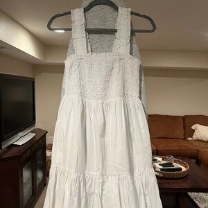 Abercrombie and Fitch Smocked Tiered Mini Dress